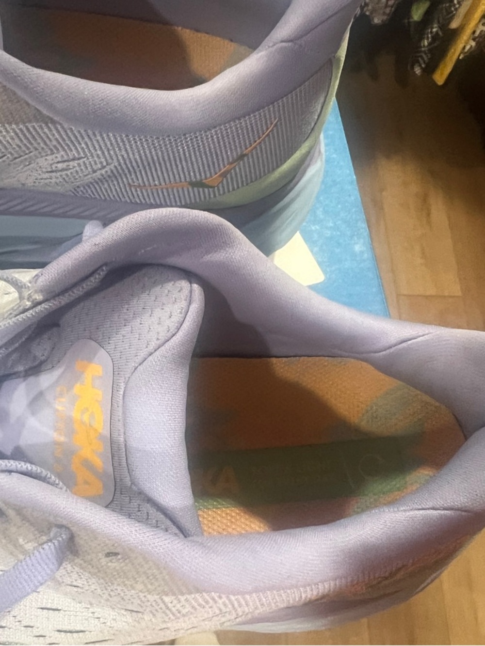 HOKA Women's size 11 Lavender Running Shoes - clifton Lightweight Performance - Picture 7 of 9